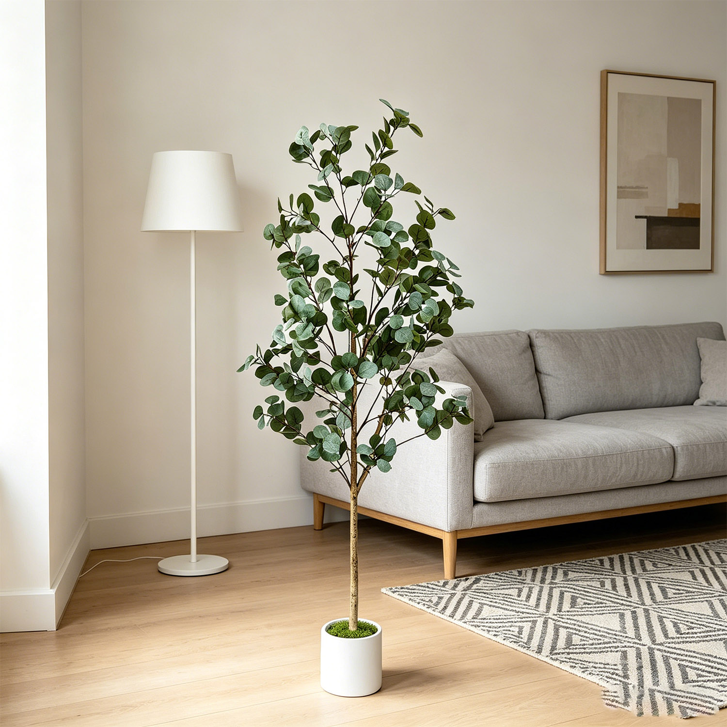 120-155Cm/5.1Ft Artificial Euc - Ficus Lyrata Tree review and price